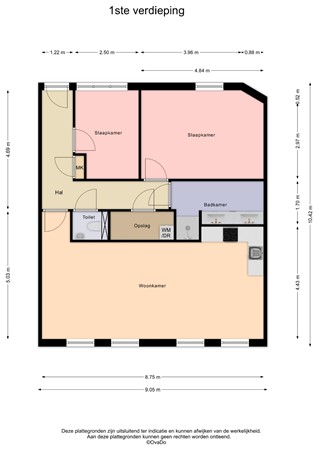 Roermondsestraat 84A, 5912 AL Venlo - Roermondsestraat 84A - 1ste verdieping - Plattegrond.jpg