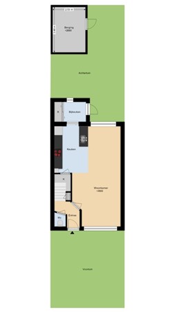 Floorplan - Rembrandtstraat 17, 3372 XM Hardinxveld-Giessendam