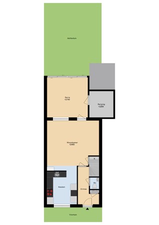 Floorplan - Kraal 43, 3362 WE Sliedrecht