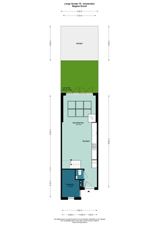 Floorplan - Lange Vonder 70, 1035 JZ Amsterdam
