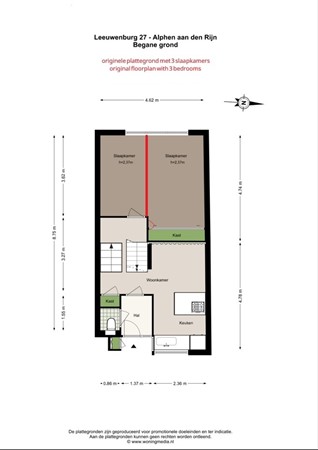 Leeuwenburg 27, 2402 RK Alphen aan den Rijn - Schermafbeelding 2026-06-22 120638_versie 3 slaapkamers.jpg