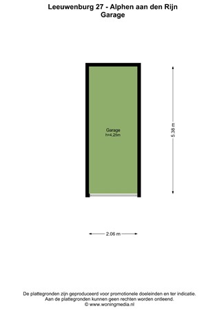 Leeuwenburg 27, 2402 RK Alphen aan den Rijn - Leeuwenburg 27 - Alphen aan den Rijn - Garage - 2D.jpg