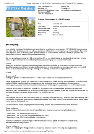 Brochure preview - Brochure Couperusweg 83, 1321 AT Almere - Couperusweg 83, 1321 AT Almere _ STERK! Makelaars.pdf