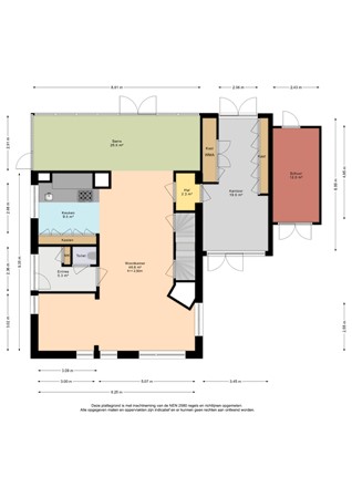 Marcus Aureliuslaan 18, 2493 ZW Den Haag - Plattegrond begane grond Marcus Aureliuslaan 18 - Den Haag.jpg