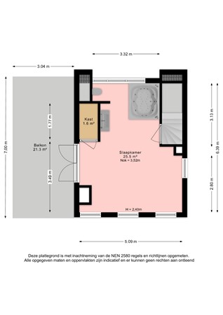 Marcus Aureliuslaan 18, 2493 ZW Den Haag - Plattegrond 2e verdieping Marcus Aureliuslaan 18 - Den Haag.jpg