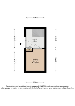 Leliekeverstraat 51, 2492 RH Den Haag - Plattegrond begane grond Leliekaverstraat 51 - Den Haag.jpg