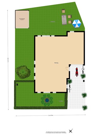 Beemsterhof 29, 2493 XR Den Haag - Plattegrond begane grond perceel Beemsterhof-29-den-haag.fml (1).jpg