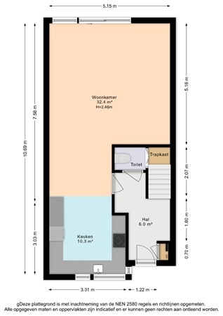 Koolzaadveld 7, 2492 LV Den Haag - Plattegrond begane grond Koolzaadveld 7 - Den Haag .jpg