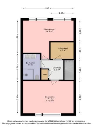 Koolzaadveld 7, 2492 LV Den Haag - Plattegrond 1e verdieping Koolzaadveld 7 - Den Haag .jpg