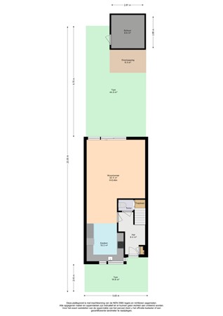 Koolzaadveld 7, 2492 LV Den Haag - Plattegrond begane grond perceel Koolzaadveld 7 - Den Haag .jpg