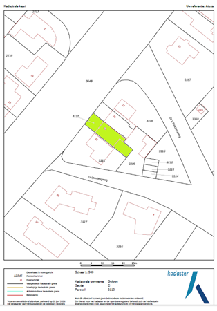 Burgemeester Teheuxweg 31, 6271 JK Gulpen - kadastrale kaart