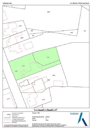 Wilhelminastraat 61, 6285 AT Epen - kadastrale kaart