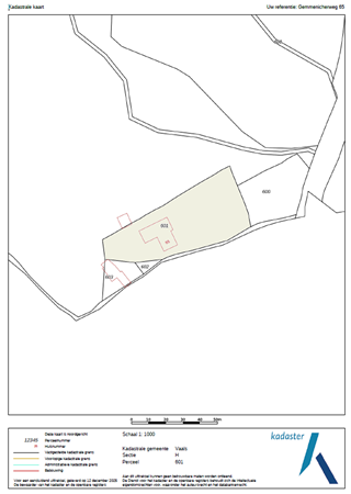 Gemmenicherweg 65, 6291 BS Vaals - kadastrale kaart
