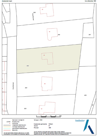 Grachtstraat 18, 6287 AG Eys - kadastrale kaart