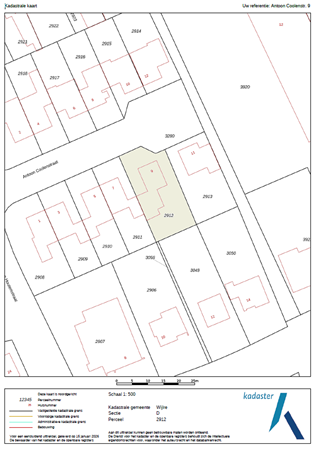 Antoon Coolenstraat 9, 6321 BS Wijlre - kadastrale kaart
