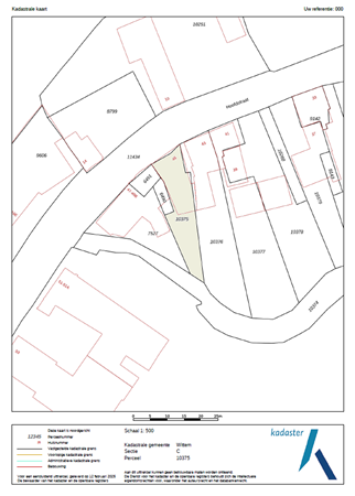 Hoofdstraat 45, 6281 BB Mechelen - kadastrale kaart
