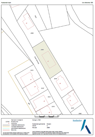 Oude Akerweg 87, 6271 NC Gulpen - kadastrale kaart