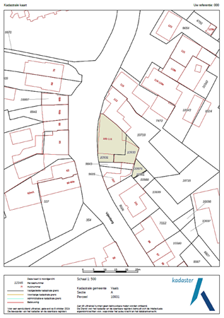Vijlenberg 111, 6294 AS Vijlen - kadastrale kaart