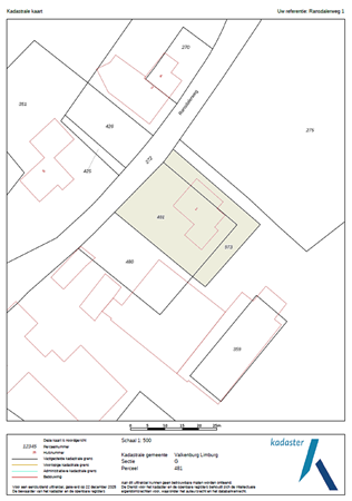 Ransdalerweg 1, 6305 PR Schin op Geul - kadastrale kaart