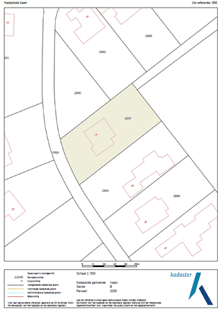 Rarenderstraat 34, 6291 ND Vaals - kadastrale kaart