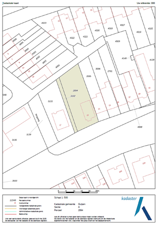 Ringweg 19, 6271 AJ Gulpen - kadastrale kaart