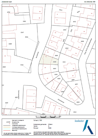 Burckstraat 21, 6285 BA Epen - kadastrale kaart