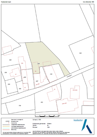Overgeul 8A, 6281 BG Mechelen - kadastrale kaart