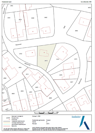 Rijckerveld 18, 6271 CM Gulpen - kadastrale kaart