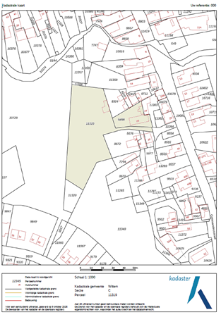 Commandeurstraat 26, 6281 AM Mechelen - kadastrale kaart
