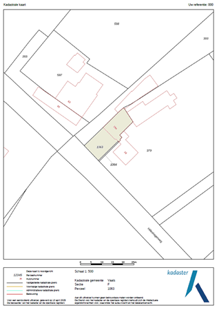 Hilleshagerweg 19a, 6294 AP Vijlen - kadastrale kaart