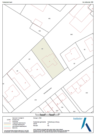 Schoonbronstraat 8, 6305 BJ Schin op Geul - kadastrale kaart