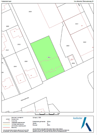 Elkenraderweg 16, 6321 BL Wijlre - kadastrale kaart