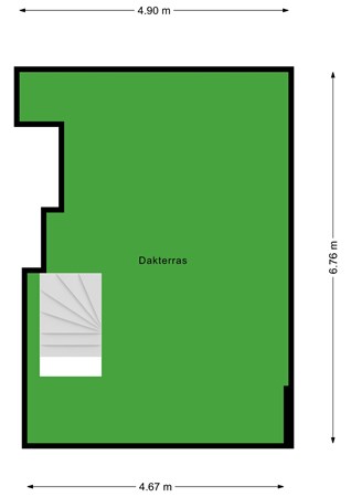 Floorplan - Heemskerkstraat 58A02, 3038 VJ Rotterdam