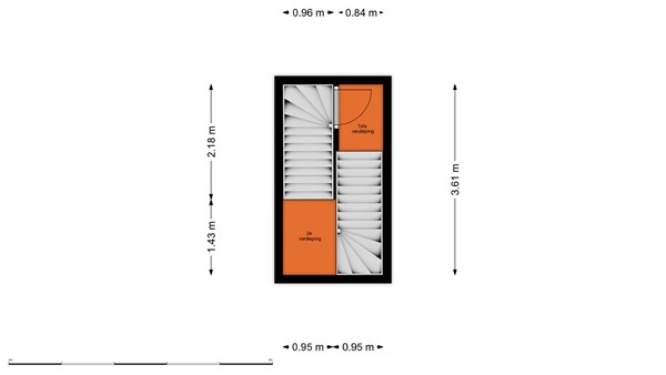 Floorplan - Pleinweg 17B, 3081 JC Rotterdam