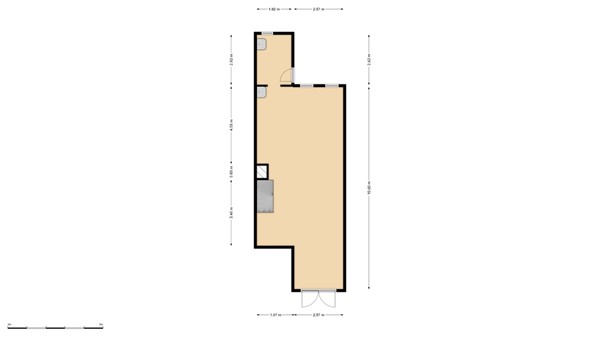 Floorplan - Gerard Scholtenstraat 21A, 3035 SC Rotterdam