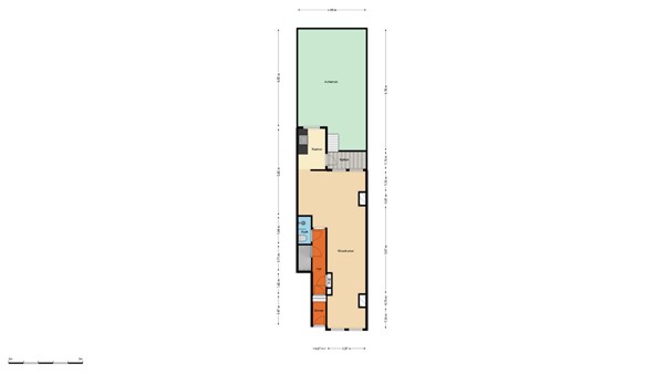 Floorplan - Gerard Scholtenstraat 21A, 3035 SC Rotterdam