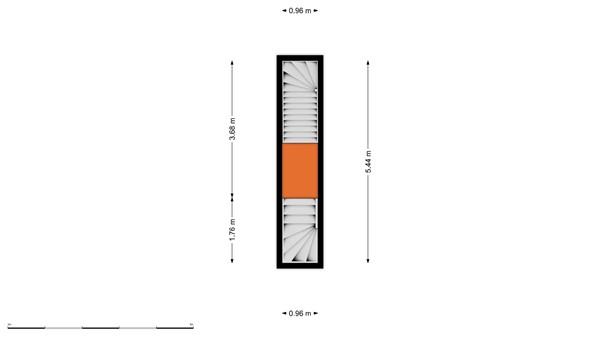 Floorplan - Stadhoudersweg 110B, 3039 CK Rotterdam
