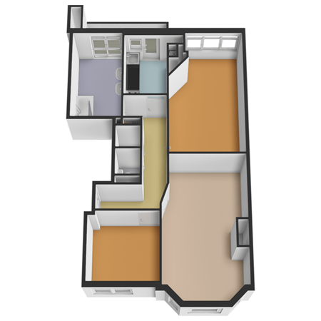 Floorplan - Lunterenstraat 194, 2573 PW Den Haag