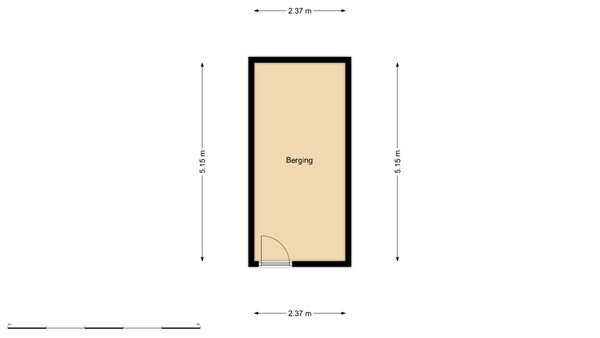 Floorplan - Statensingel 154B, 3039 LW Rotterdam