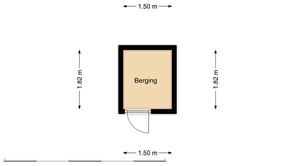 Floorplan - Koenraad Bothstraat 72, 3065 KM Rotterdam