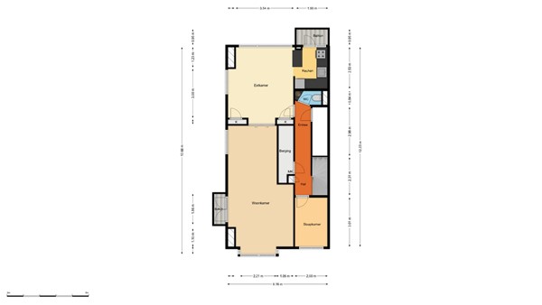 Floorplan - Noorderhavenkade 87A03, 3039 RK Rotterdam