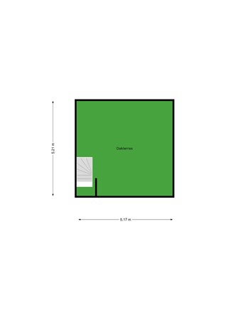 Floorplan - Bergselaan 332A02, 3038 CN Rotterdam