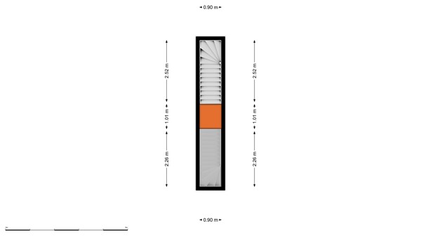 Floorplan - Pleinweg 13D, 3081 JB Rotterdam