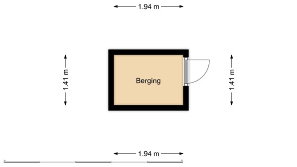 Floorplan - Ben Websterstraat 28, 3069 XJ Rotterdam
