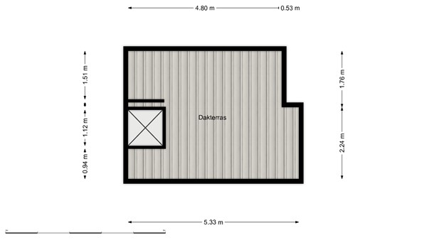 Floorplan - Schieweg 212C02, 3038 BN Rotterdam