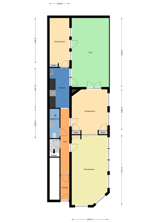Floorplan - Randweg 83A, 3074 BK Rotterdam