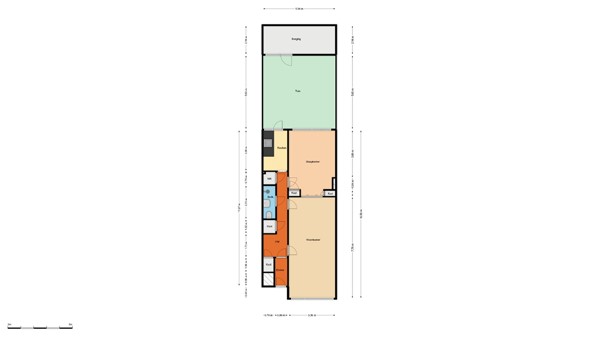 Floorplan - Pleinweg 17A, 3081 JC Rotterdam