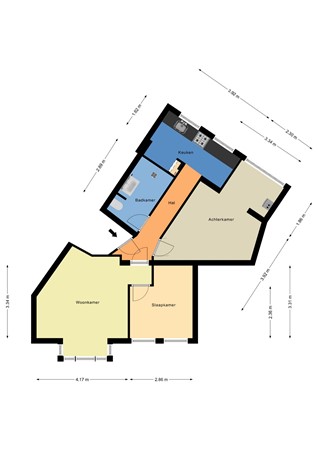 Floorplan - Baan 180A01, 3011 CG Rotterdam