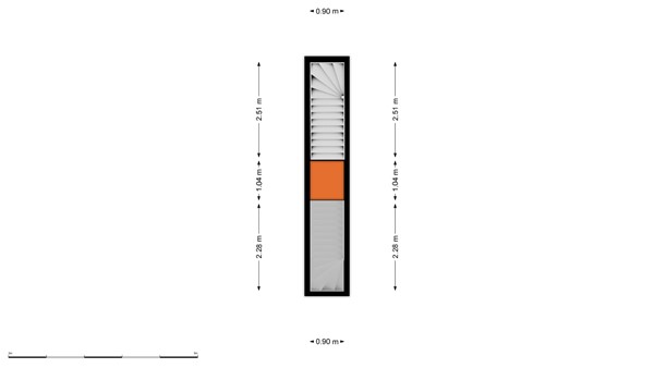 Floorplan - Schieweg 225B02, 3038 AW Rotterdam