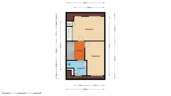 Floorplan - Riedermeet 65, 2993 XL Barendrecht